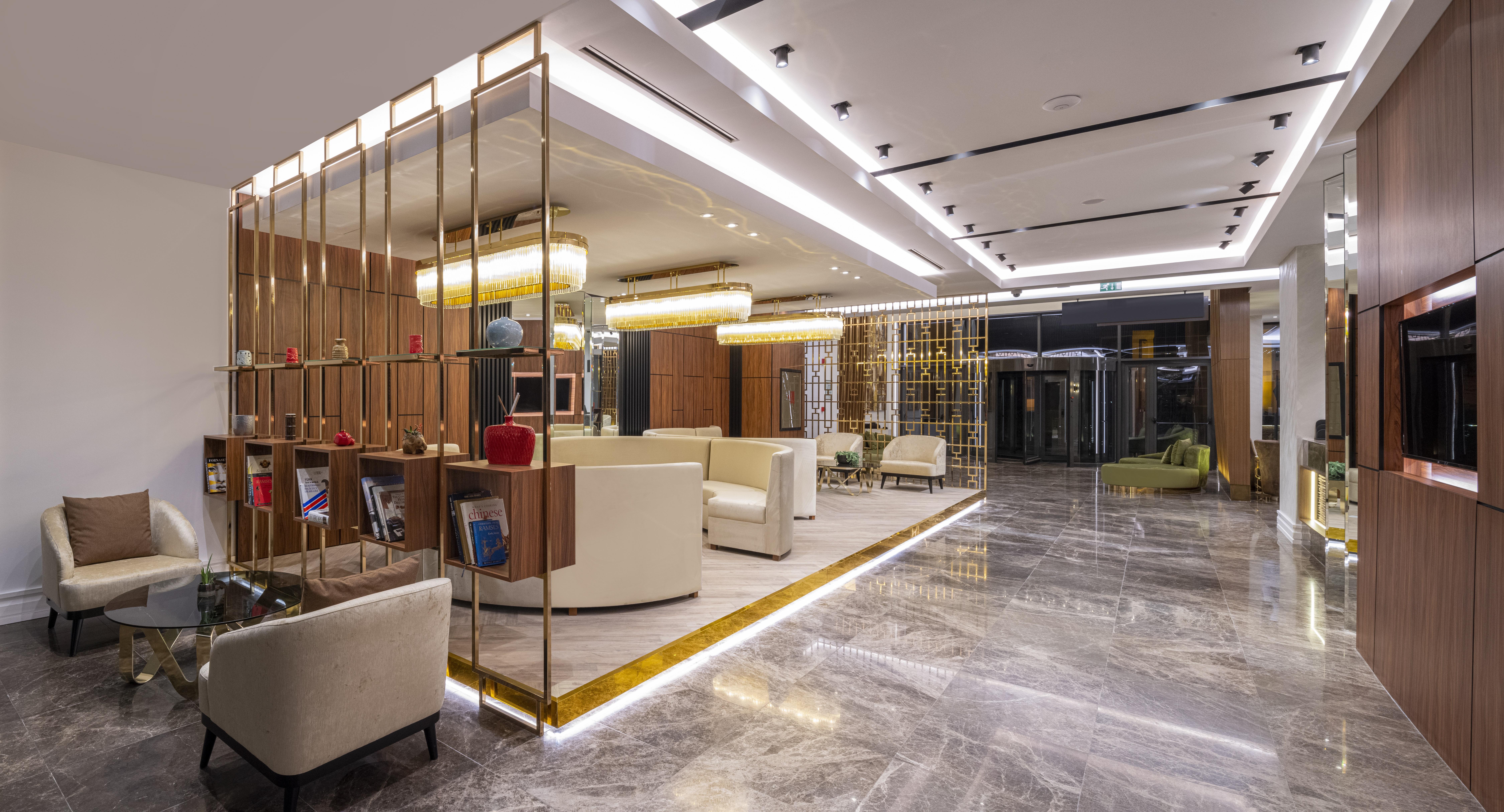 Movenpick Living Istanbul Hotell Exteriör bild Lobby